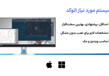 سیستم مورد نیاز اتوکد