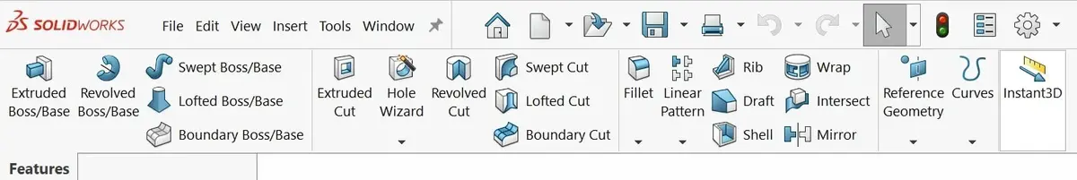 محیط فیچر (Feature) سالیدورک